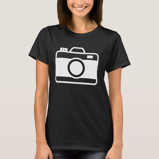 T-shirt Camera Photographer (Devant)