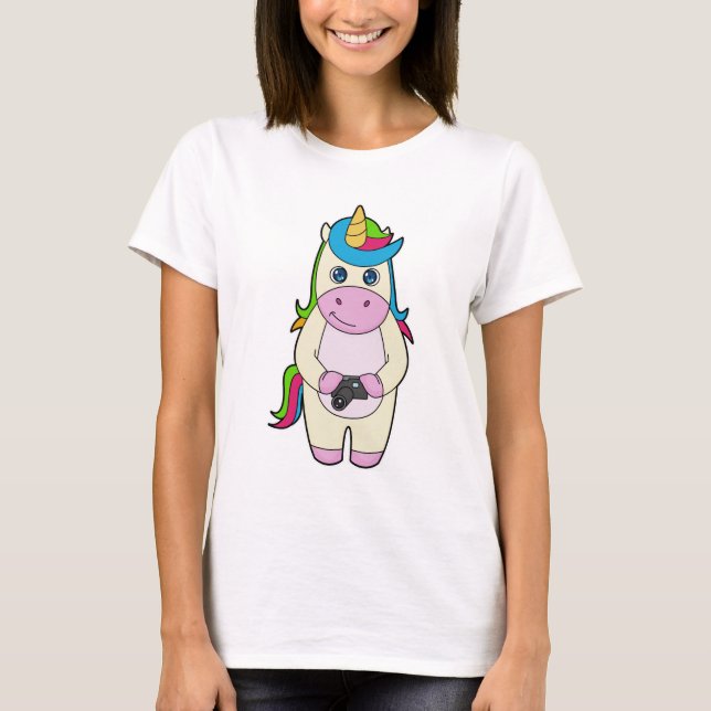 T-shirt Caméra Unicorn (Devant)