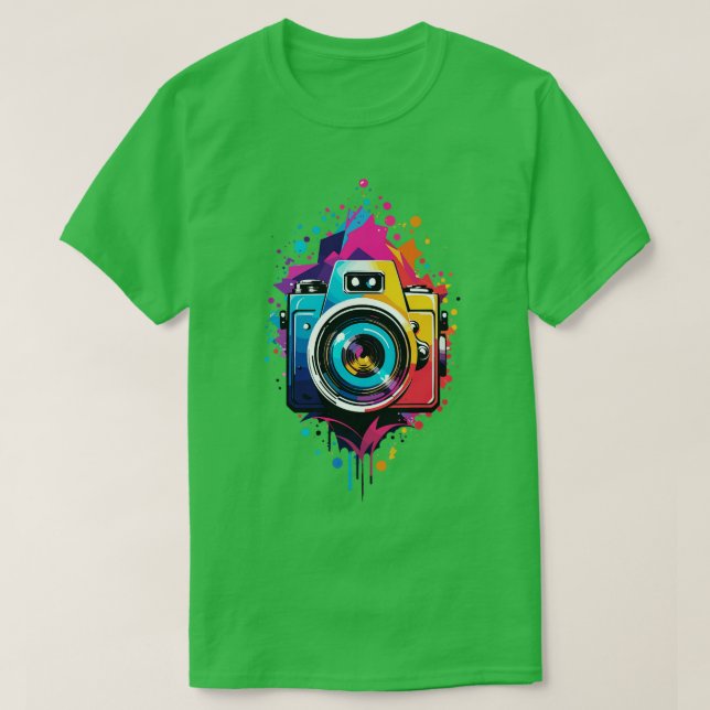 T-shirt Caméra vintage 1 (Design devant)