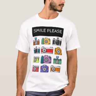 T-shirt Caméras vintages ! Amateur de caméra, photographe