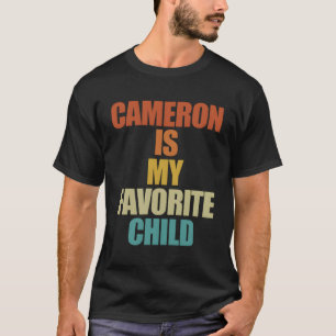 T-shirt Cameron Est Mon Caméron Enfant Préféré