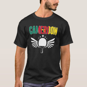 T-shirt Cameroun Ping Pong  Tennis de Table Camerounais Su