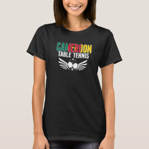 T-shirt Cameroun Tennis de table soutien Ping camerounais