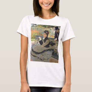 T-shirt Camille Monet sur un banc Claude Monet