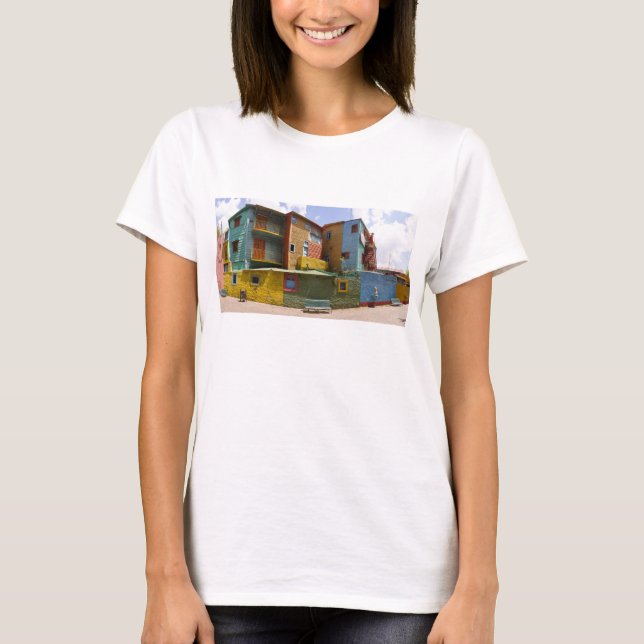 T-shirt Caminito, La Boca, Buenos Aires (Devant)