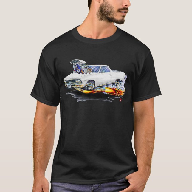 T-shirt Camion 1966 de blanc d'EL Camino (Devant)