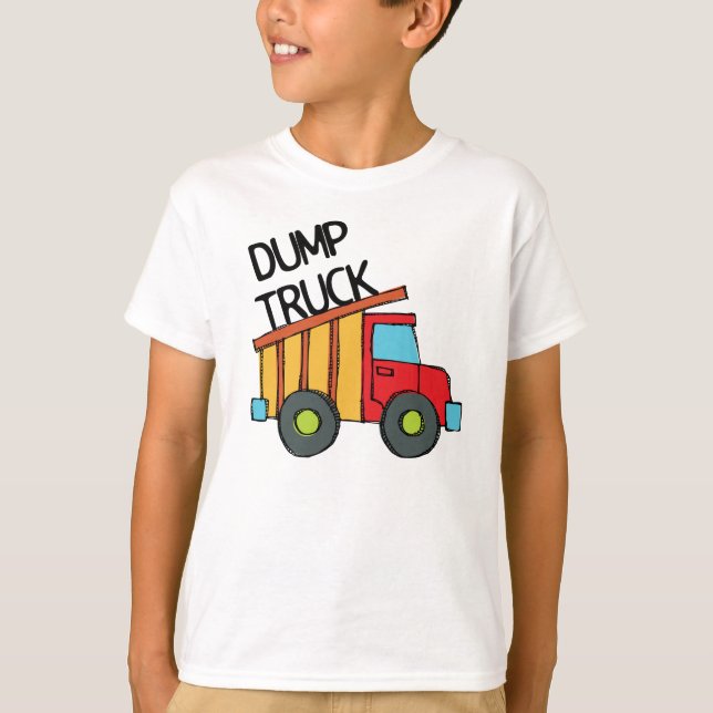 T-shirt Camion à benne basculante (Devant)