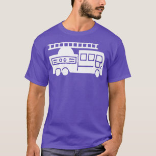 T-shirt Camion à échelle d'incendie