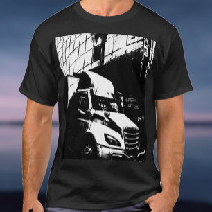 T-shirt Camion à Montréal Canada. Chauffeur de camion