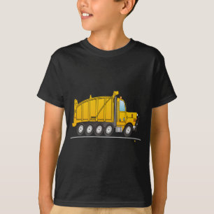 T-shirt Camion à vidange lourd Jaune