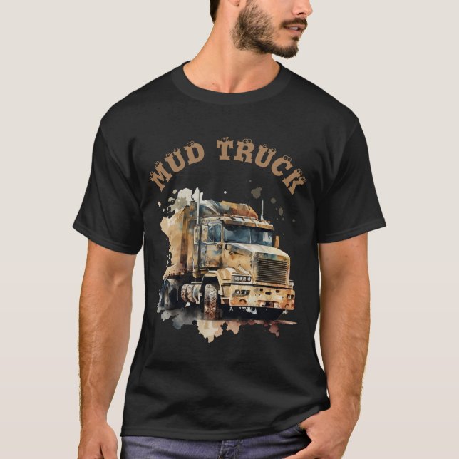T-shirt Camion boue (Devant)