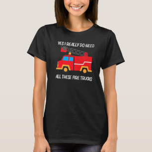 T-shirt Camion cool-Feu Pour Hommes Femmes Camion-Feu Pour