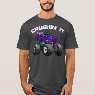 T-shirt Camion Crushin' Monster Vintage Retro 265