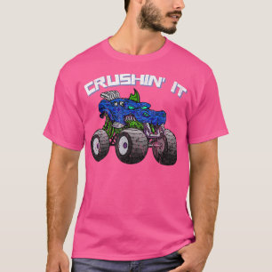 T-shirt Camion Crushin' Monster Vintage Retro 272