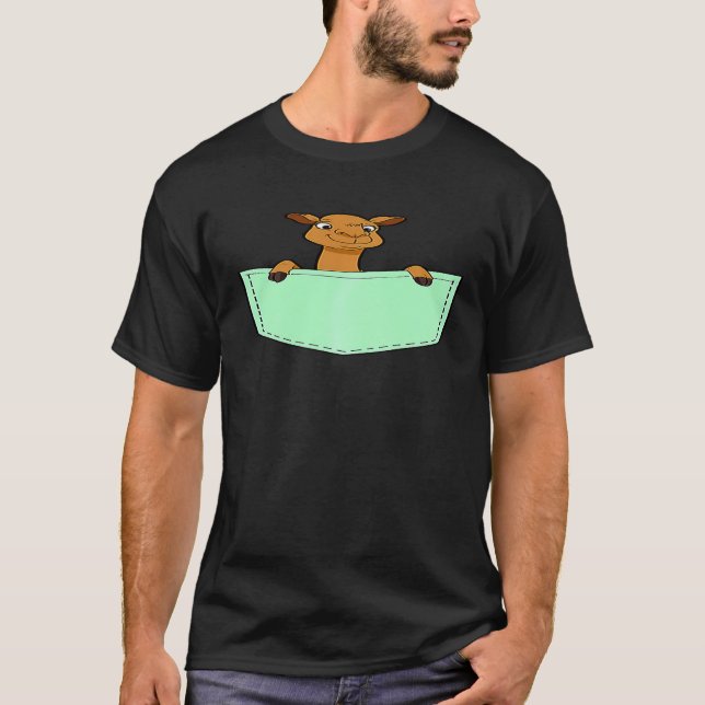 T-shirt Camion Dans Une Poche Humpday Camel Gif (Devant)