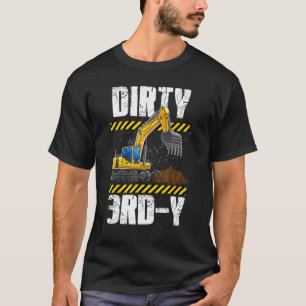 T-shirt Camion de construction 3e anniversaire Garçon Exca