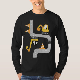 T-shirt Camion de construction VXLs Pelle malaxeur à béton