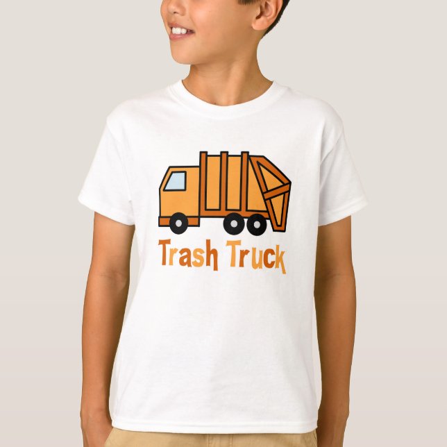 T-shirt Camion de déchets (Devant)