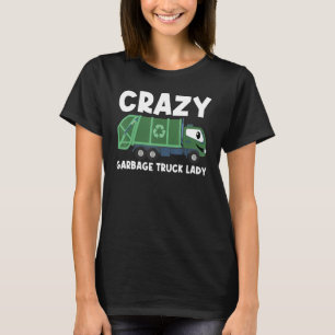 T-shirt Camion De Déchets Pour Femmes Maman Camion De Déch