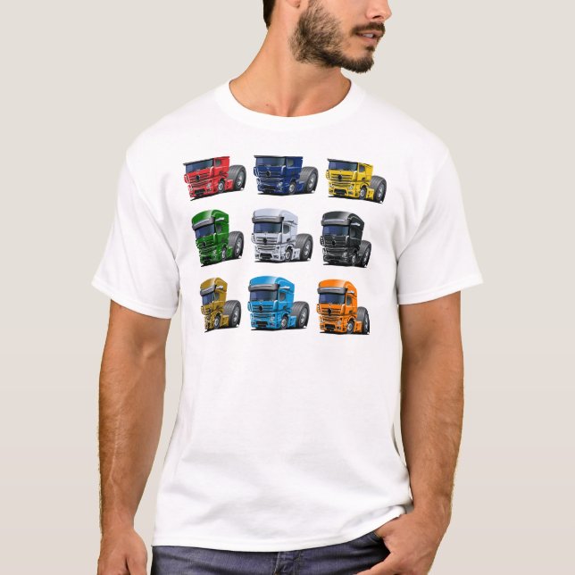 T-shirt Camion de dessin (Devant)