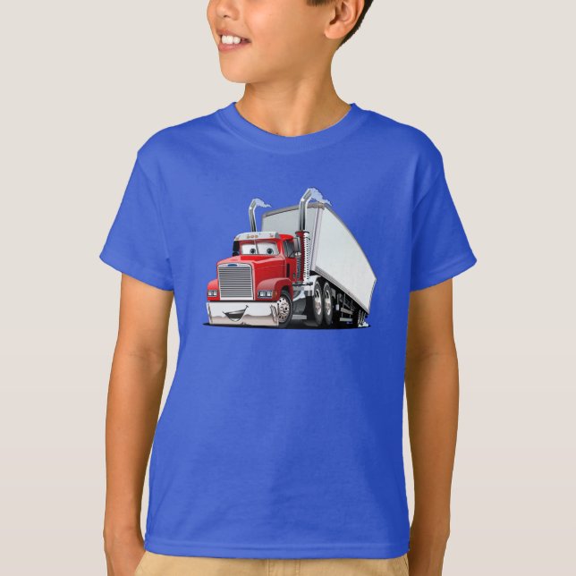 T-shirt Camion de dessin (Devant)