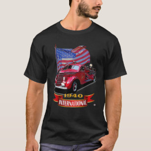 T-shirt Camion de feu international Classic1940 avec Old G