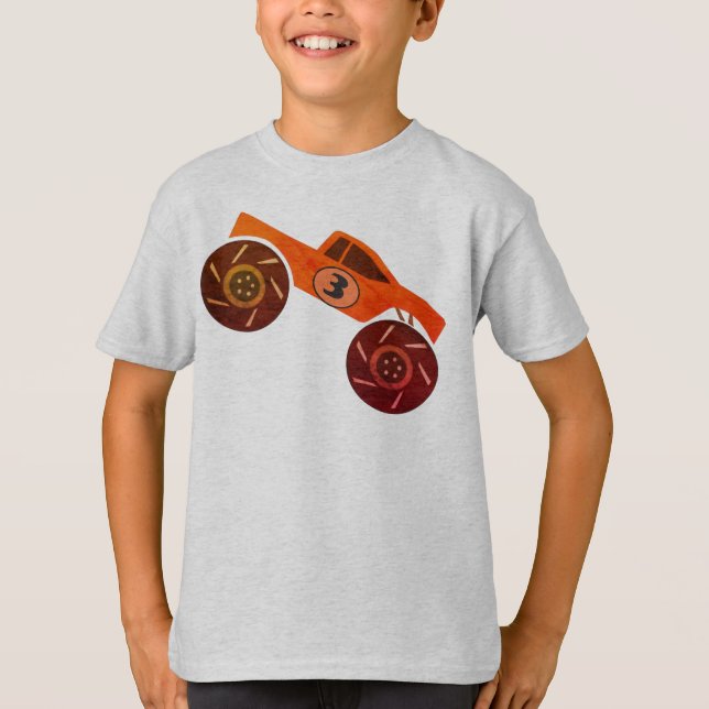 T-shirt Camion de monstre (Devant)