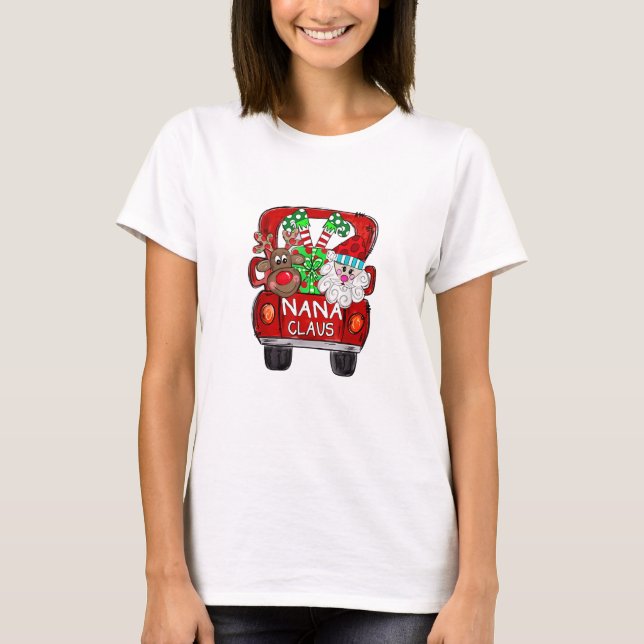 T-shirt Camion de Nana Claus (Devant)