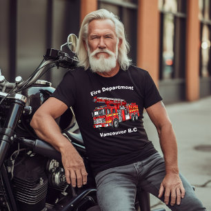 T-shirt Camion de pompier prêt pour l'action urbaine