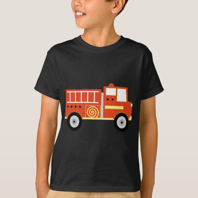 T-shirt Camion de pompiers (Devant)