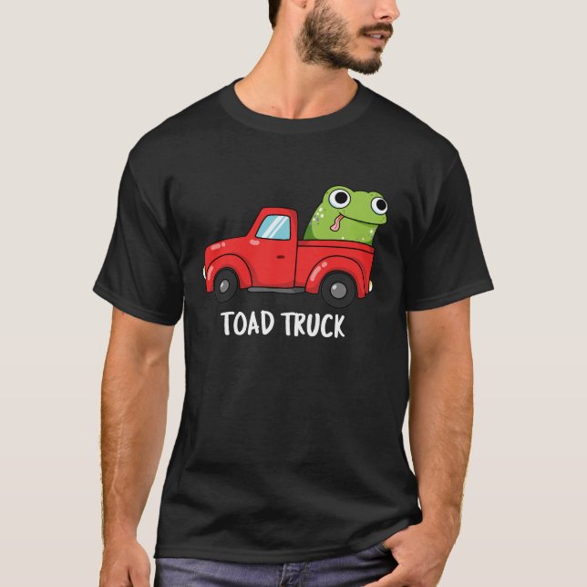 T-shirt Camion de remorque Funny Camion de remorque pistol (Devant)