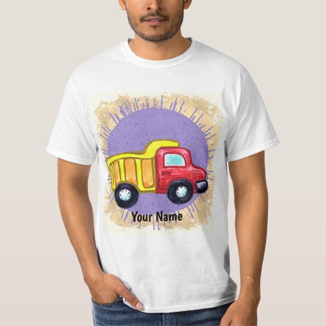 T-shirt Camion de vidange (Devant)