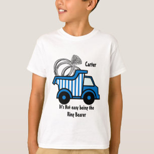 T-shirt Camion de vidange Bleu
