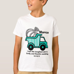 T-shirt Camion de vidange de porte-anneau