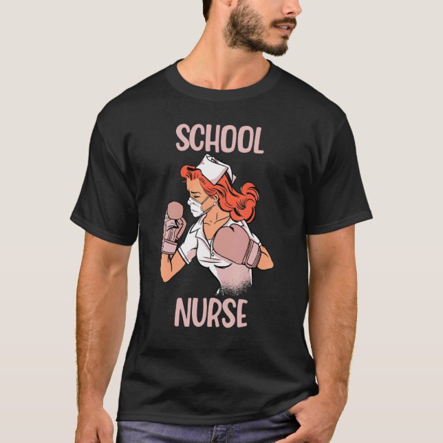 T-shirt Camion des infirmières de l'école (Devant)