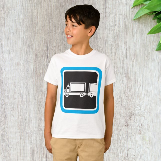 T-shirt Camion Et Remorque (Créateur téléchargé)