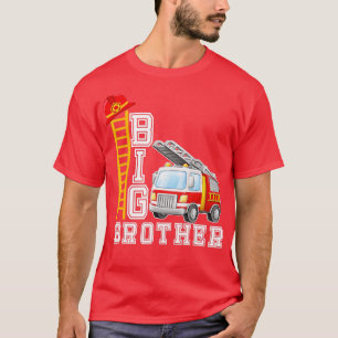 T-shirt Camion Feu Big Brother Manches Courtes Pour Les Je