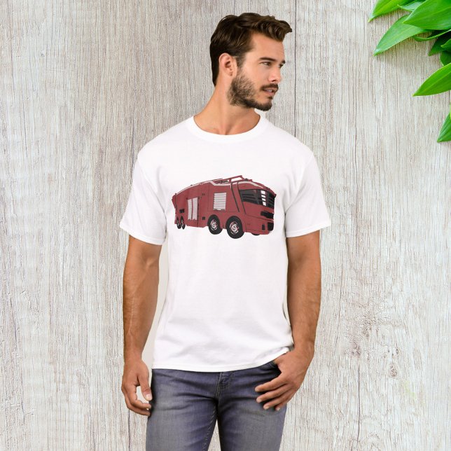 T-shirt Camion-feu futuriste (Créateur téléchargé)