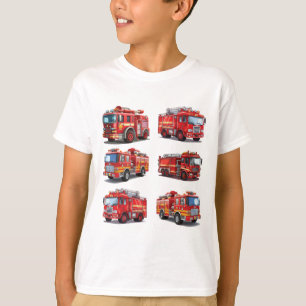 T-shirt Camion feu rouge