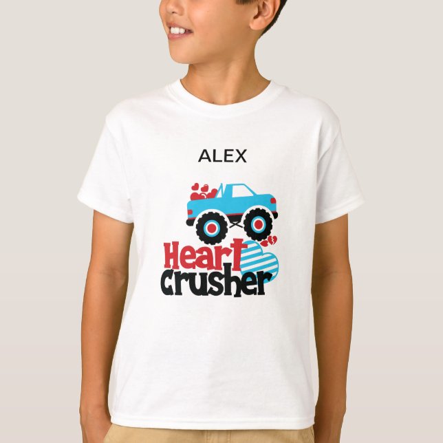 T-SHIRT "CAMION HEART CRUSHER" (Devant)