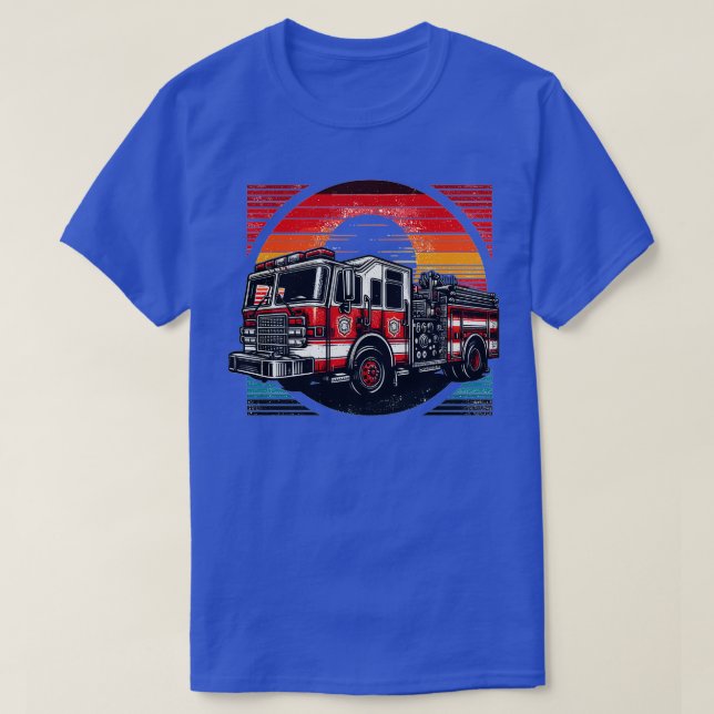 T-shirt Camion incendie 12 (Design devant)