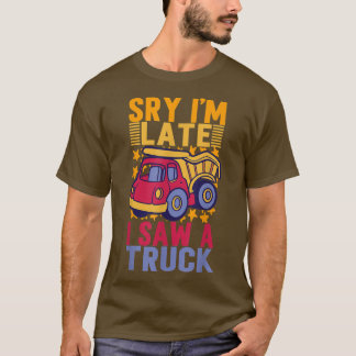 T-shirt Camion Jouet Pour Garçons Camion Garçon