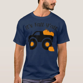 T-shirt Camion Monster Automne Yx27all Itx27s Avec Citroui