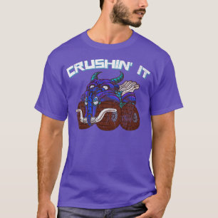 T-shirt Camion Monster Crushin' Goblin Vintage Retro