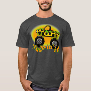 T-shirt Camion Monster Crushin It