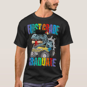 T-shirt Camion Monster de première année Dinosaure T-rex