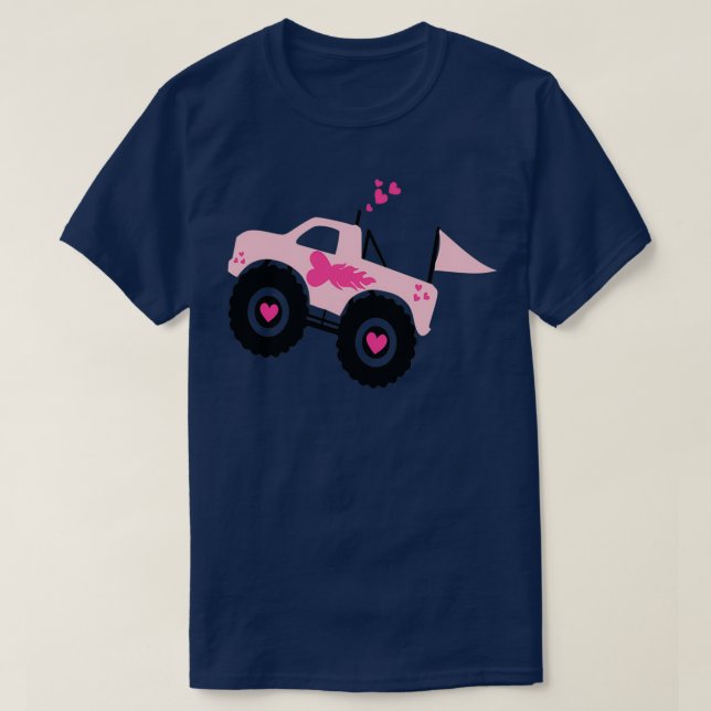 T-shirt Camion Monster pour filles Monster Monster Jam pou (Design devant)