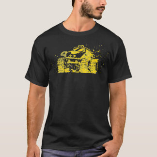 T-shirt Camion Monster Terrain jaune 2