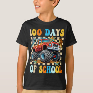 T-shirt Camion Monstre 100 Jours De Scolarité