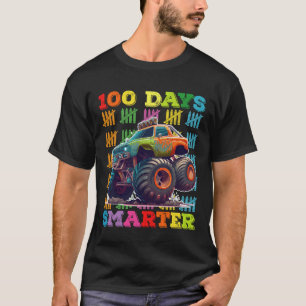 T-shirt Camion Monstre 100 Jours Plus Intelligent École 10
